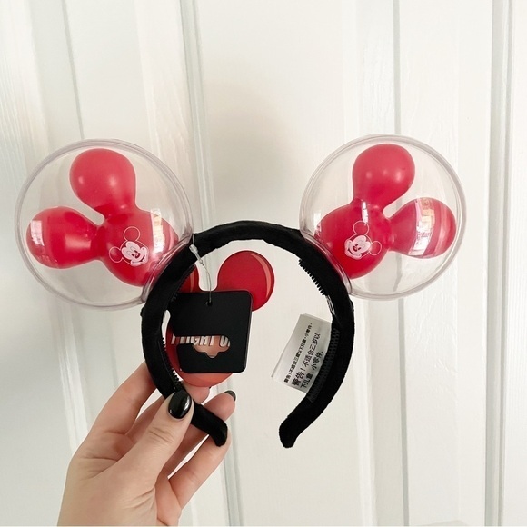 Disney Accessories - NWT Disney Parks Mickey Mouse Balloon Ears Best Day Ever Light Up Headband
